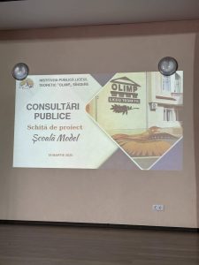 Consultări Publice, ce vizează “ Conceptul de Școală Model “